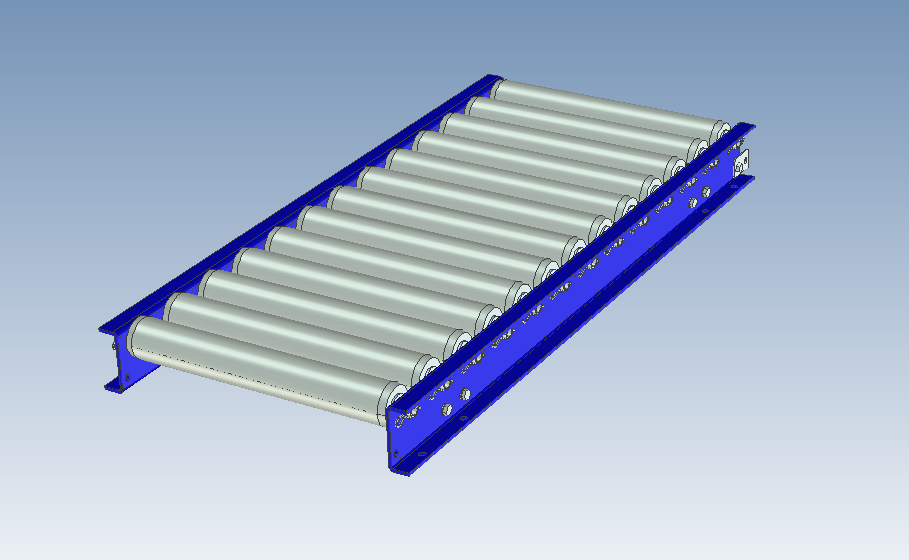 セントラルコンベヤー フリーローラコンベヤ(スチール製) SRA5712 (SRA5712601010) 600WX100PX1000L フリーローラコンベヤ ステンレス・アルミ | セントラルコンベヤー